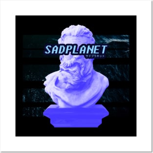 SadPlanetサドプラネット(Neptune海王星のスタンプStamp) Posters and Art